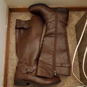 Guess Brown leather boots